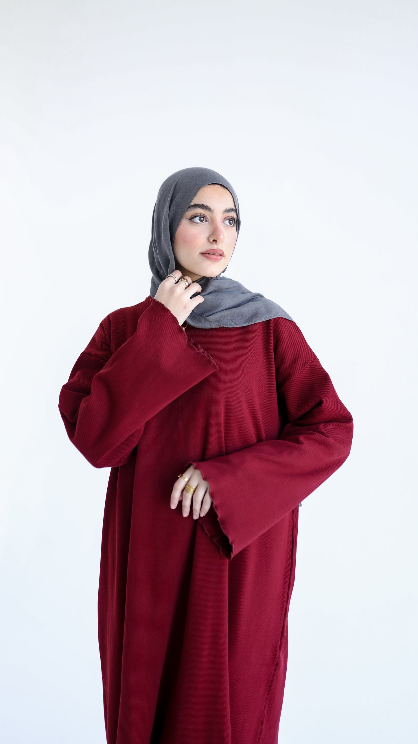 Burgandy Dalila Dress