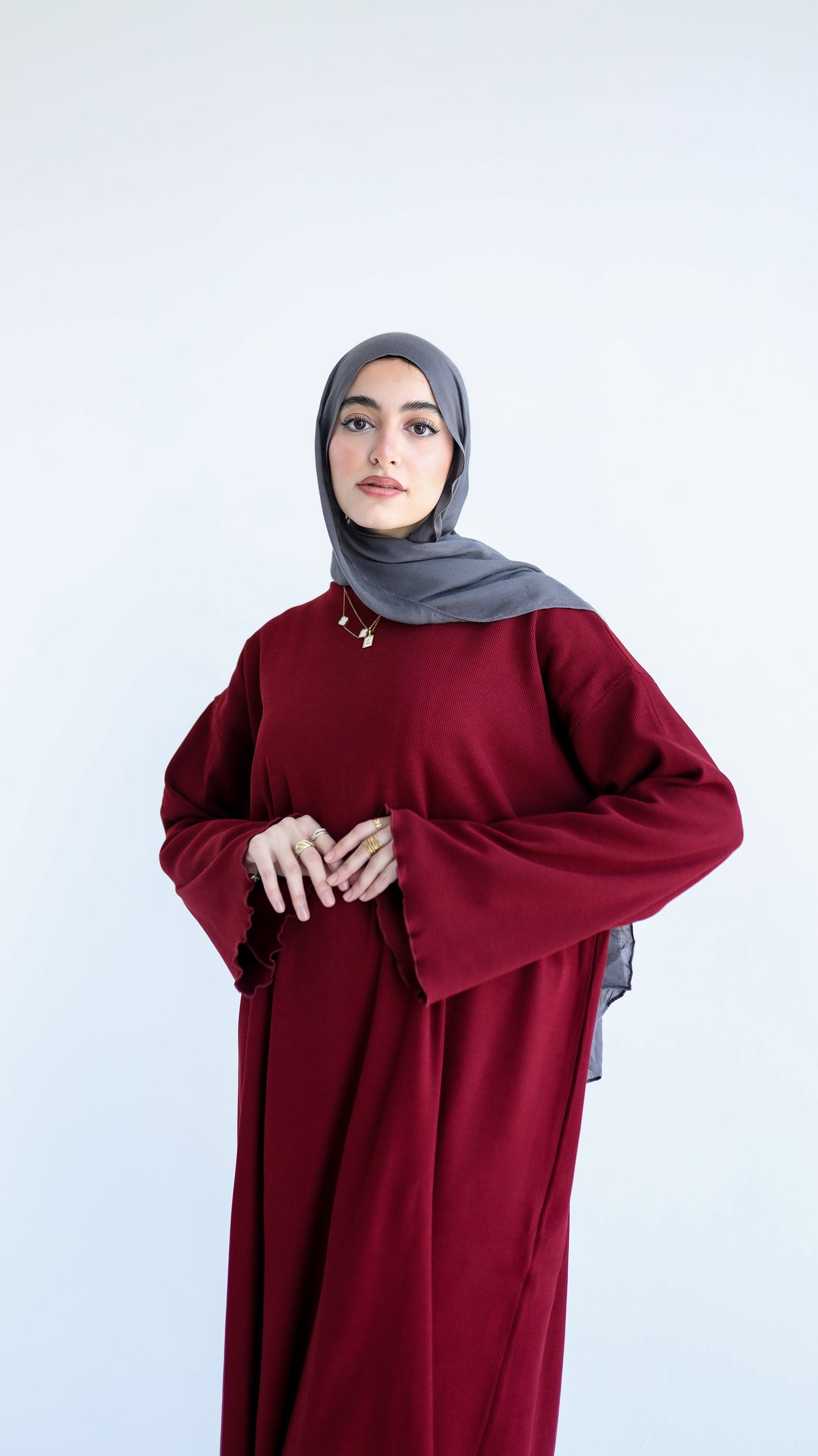 Burgandy Dalila Dress