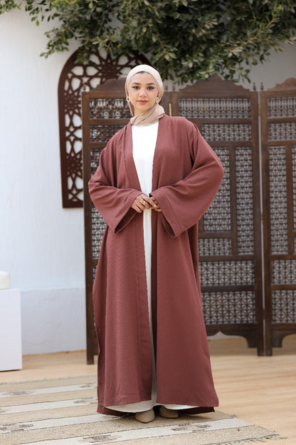 Dusty rose abaya