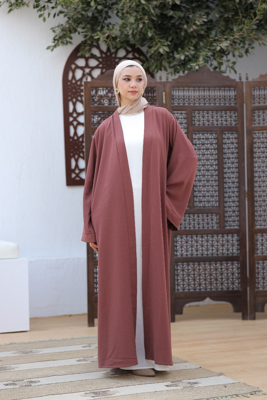 Dusty rose abaya