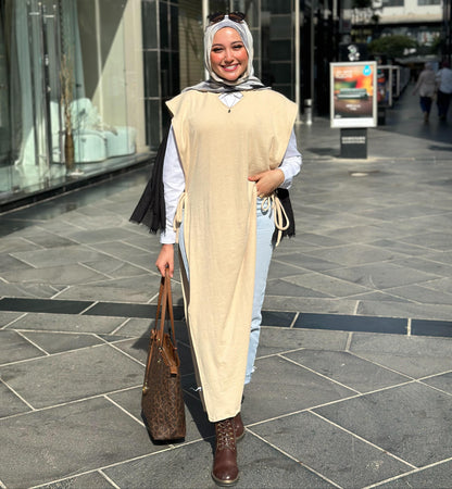 Halima Long Vest